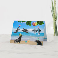 Juste une Vie marine vraiment ridicule carte d'ann