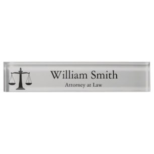 Justice de plaque signalétique personnalisable