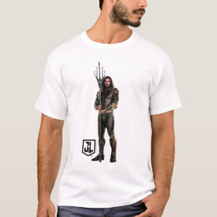 Justice League   Aquaman auf dem Schlachtfeld T-Shirt