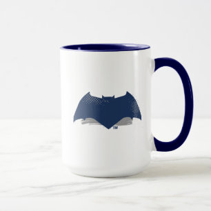 Justice League   Brush & Halftone Batman-Symbol Tasse