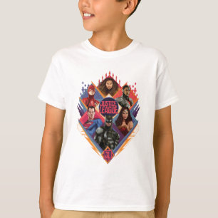 Justice League   Diamond Hatch Group-Abzeichen T-Shirt