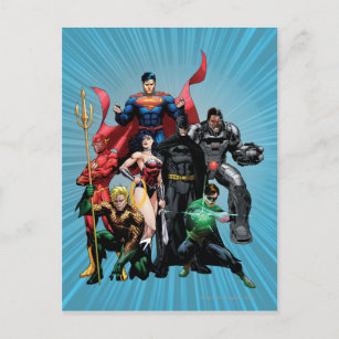 Justice League - Group 2 Postkarte