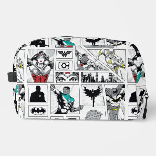 Justice League Heldentafel-Muster Waschbeutel
