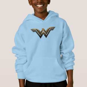 Justice League   Metallic Wonder Woman Symbol Hoodie