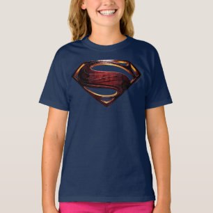 Justice League   Metallisches Superman-Symbol T-Shirt