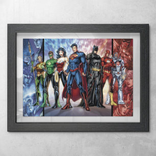 Justice League   New 52 Justice League Besetzung Poster