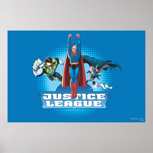 Justice League Power Trio Poster (Vorne)