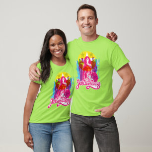 Justice League   Retro-Gruppe & Logo Pop-Art T-Shirt