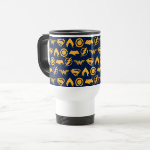 Justice League   Stilisierte Team-Symbole Aufstell Reisebecher
