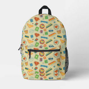 Justice League Superhelden-Abzeichen-Muster Bedruckter Rucksack