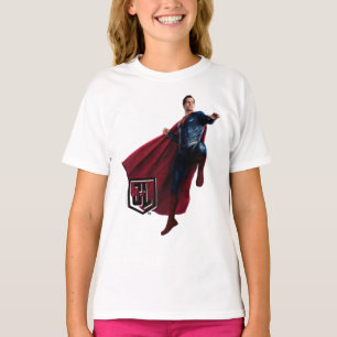 Justice League   Superman auf dem Schlachtfeld T-Shirt