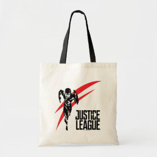 Justice League The Flash Running Noir Pop Art Tragetasche