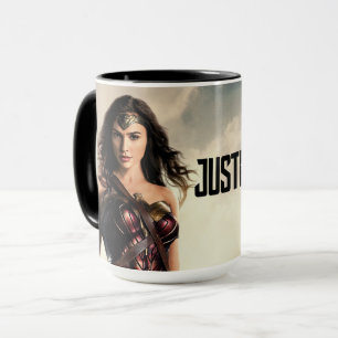 Justice League   Wonder Woman auf dem Schlachtfeld Tasse
