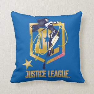 Justice League   Wonder Woman JL-Logo Pop-Art Kissen