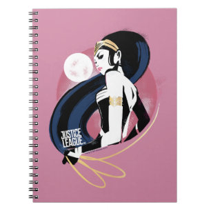 Justice League   Wonder Woman Profil Pop Art Notizblock