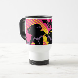 Justice League   Wonder Woman Silhouette-Symbol Reisebecher