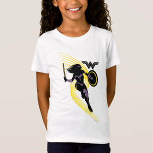 Justice League   Wonder Woman Silhouette-Symbol T-Shirt