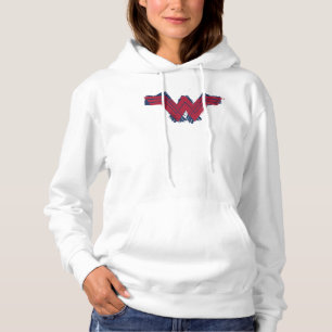 Justice League Wonder Woman Symbol mit Pinselstr Hoodie