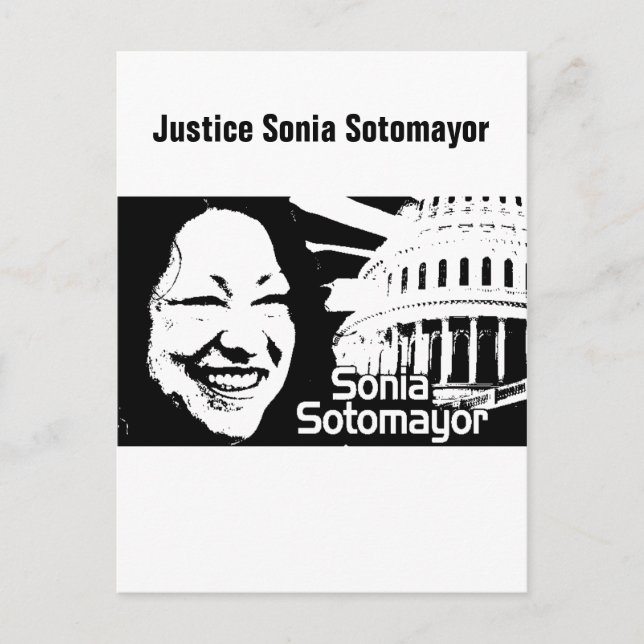 Justice Sotomayor Postkarte (Vorderseite)