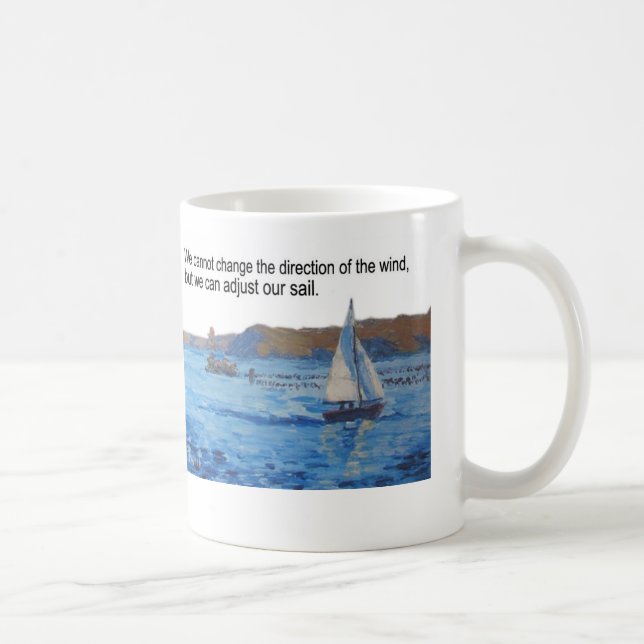 Justieren Sie Ihre Segel-Tasse Kaffeetasse (Rechts)