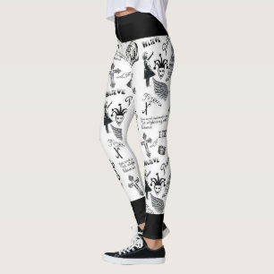 JUSTIN BIEBER TÄTOWIERT LEGGINGS