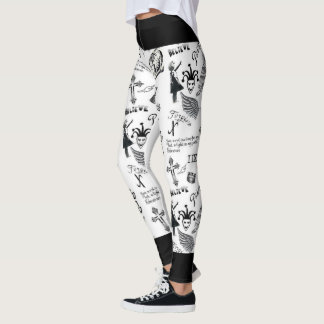 JUSTIN BIEBER TÄTOWIERT LEGGINGS