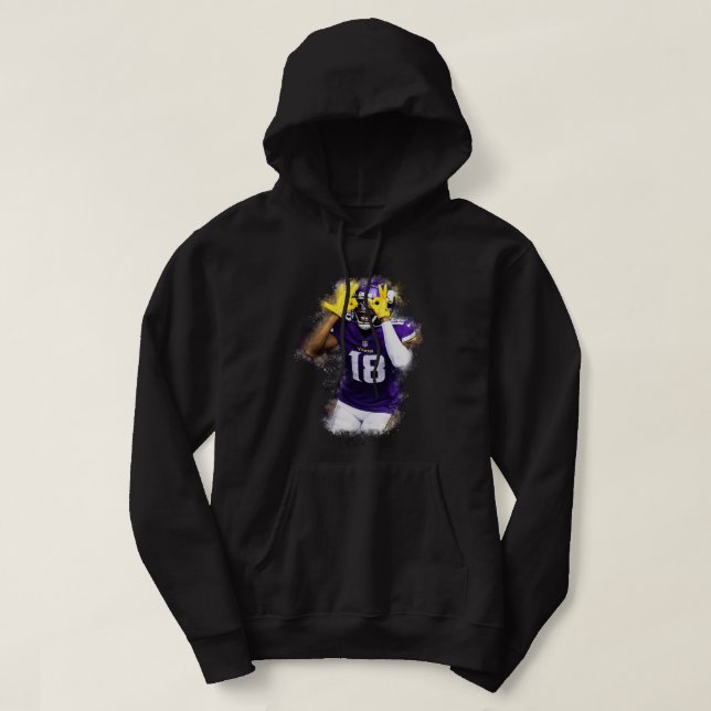 Justin Jefferson JJ18Perfect Gift for Men Women Es Hoodie (Design vorne)