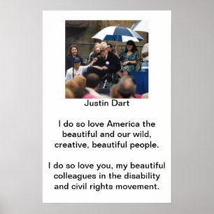 Justin-Pfeil-Zitat 1 Poster