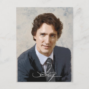 Justin Trudeau Feiertagspostkarte