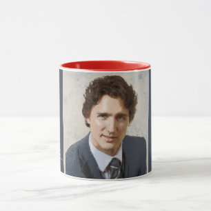Justin Trudeau Malerei Tasse