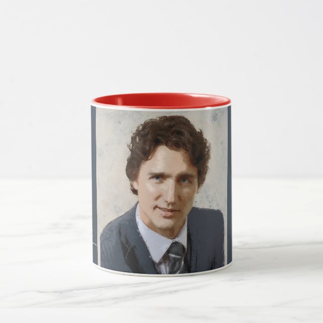 Justin Trudeau Malerei Tasse (Zentrum)