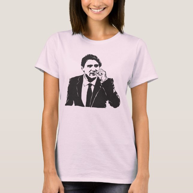 Justin Trudeau. T-Shirt (Vorderseite)