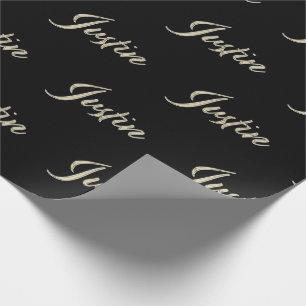 Justin Vorname Name edles Geschenkpapier Papier