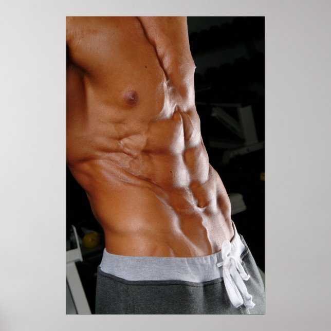 Justin Woltering Poster #17 - Abs (Vorne)