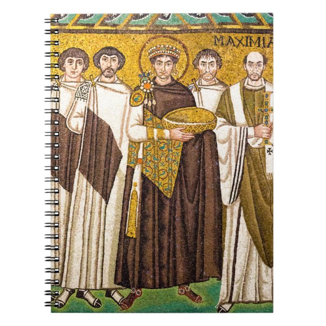 Justinian der Große römischer Kaiser Notizblock (Vorderseite)