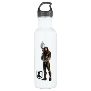 Justizbehörde  Aquaman auf dem Schlachtfeld Edelstahlflasche