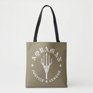 Justizbehörde Aquaman Retro Trident Emblem Tasche