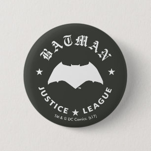 Justizbehörde Batman Retro Bat Emblem Button