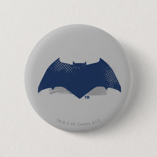 Justizbehörde Brush & Halftone Batman Symbol Button