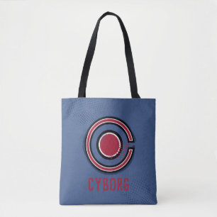 Justizbehörde Brush & Halftone Cyborg Symbol Tasche