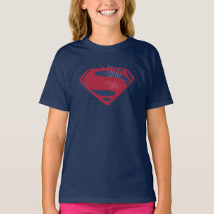 Justizbehörde Brush & Halftone Superman Symbol T-Shirt