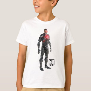 Justizbehörde Cyborg auf dem Schlachtfeld T-Shirt