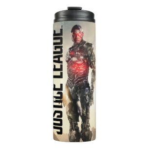 Justizbehörde  Cyborg auf dem Schlachtfeld Thermosbecher
