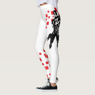 Justizbehörde Cyborg Digital Noir Pop Art Leggings