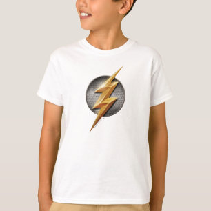 Justizbehörde  Das metallische Blitzsymbol T-Shirt
