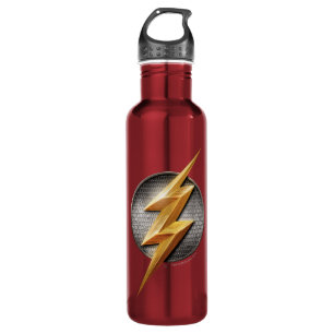 Justizbehörde  Das metallische Blitzsymbol Trinkflasche