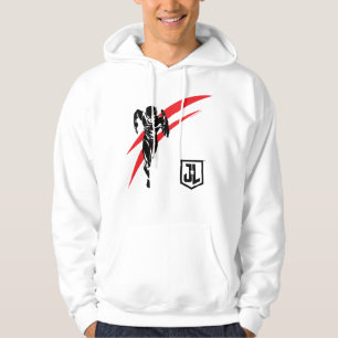 Justizbehörde Flash Running Noir Pop Art Hoodie