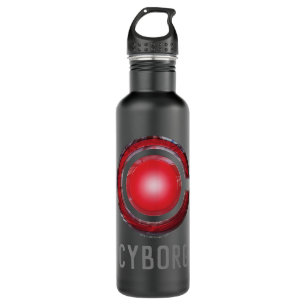 Justizbehörde  Glühendes Cyborg - Symbol Edelstahlflasche