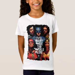 Justizbehörde  Man kann die Welt nicht allein Ret T-Shirt