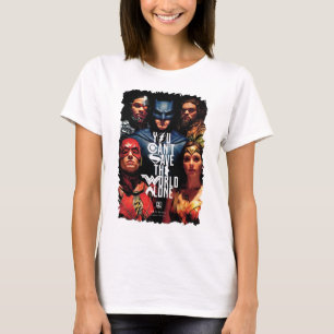Justizbehörde Man kann die Welt nicht allein Rett T-Shirt
